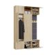 2. Garderobe HAGA III 2SZ1W SONOMA