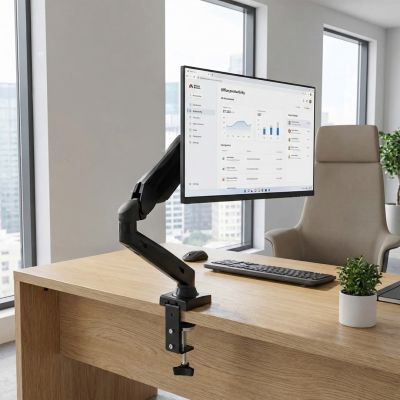 15. Maclean MC-860 Tischhalterung für Monitore (Desktop; 13" - 27"; max. 8 kg)