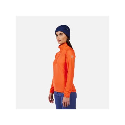 4. ROSSIGNOL W MID LAYER STRETCH HZ Damen-Sweatshirt orange