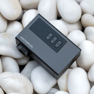 15. Rockbros AS240 PRO Akku-Pumpe, 120 psi Kompressor, 420 mAh – Schwarz