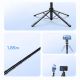 4. Universeller tragbarer Selfie-Stick-Halter für Handy/Kamera/DSLR – Advanced mit vierfüßiger Basis
