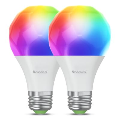 Nanoleaf Essentials Smart-Glühbirnen – 2er-Set A60-E27-Glühbirnen (Wi-Fi)