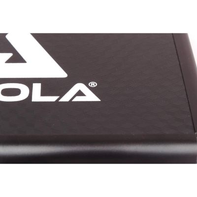 18. Schutzhülle für 2 Schläger und 3 Bälle für Tischtennis, Joola Aluminium, Schwarz