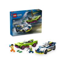 LEGO City 60415 Verfolgungsjagd mit Polizei-Muscle-Cars