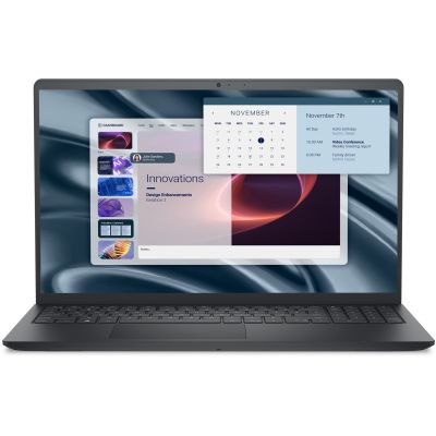 11. DELL PV15255 AMD Ryzen™ 5 7520U Laptop, 39,6 cm (15,6") Full HD, 8 GB LPDDR5-SDRAM, 512 GB SSD, Wi-Fi 5 (802.11ac), Windows 11 Pro, Schwarz