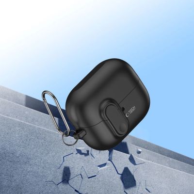 5. Tech-Protect Slim Hook Hülle für Samsung Galaxy Buds 3 / 3 Pro – Schwarz