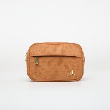 Air Jordan Damen-Kameratasche aus Wildleder mit Monogramm, Cognac - MA9207-X6X