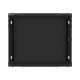 9. LANBERG Wandregalschrank 19" 9HE 600x450 Metalltür Schwarz (Bausatz) WF01-6409-00B