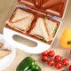 11. ELDOM SANDWICHMAKER ST11B RUDDY 750 W WEISSE KERAMIKPLATTEN