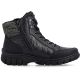 2. Rieker Z7230-00 Wasserdichte Leder-Damenstiefel Schwarz