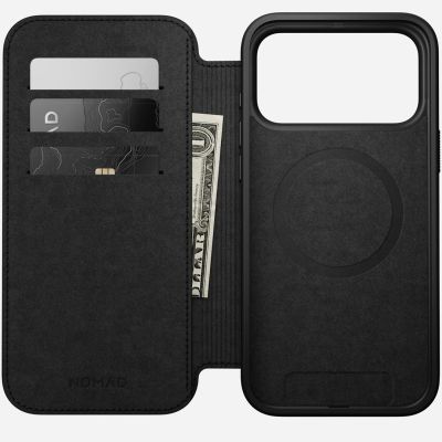 2. Nomad Moderne Leder-Folio-Handyhülle 17,5 cm (6,9") Hellbraun