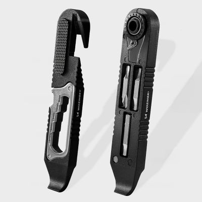 5. Wozinsky WZK-L2 14-in-1 Fahrradwerkzeugset, Multitool, Inbusschlüssel, Reifenheber – Schwarz