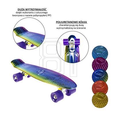 31. Nils Extreme ELECTROSTYLE PENNYBOARD PNB01 BLUE Skateboard 
