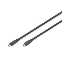 Digitus Silikon-USB-Kabel, USB 20 Gbit/s, 2 m, Schwarz