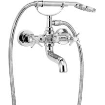 DEANTE TEMISTO BQT_011D Badewannenarmatur mit Duschset - Chrom