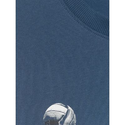 7. Herren-T-Shirt mit Volleyball-Print, Größe 4F 4FRAW25TTSHM3237-46S