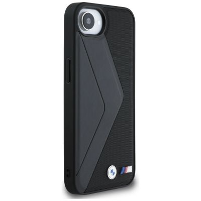 4. BMW Oversized Stripes MagSafe Hülle für iPhone 16e - Schwarz