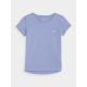 5. Einfarbiges Mädchen-T-Shirt 4F Junior aus 100 % Baumwolle