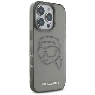 4. Karl Lagerfeld IML Strass Karl Head Case für iPhone 16 Pro Schwarz