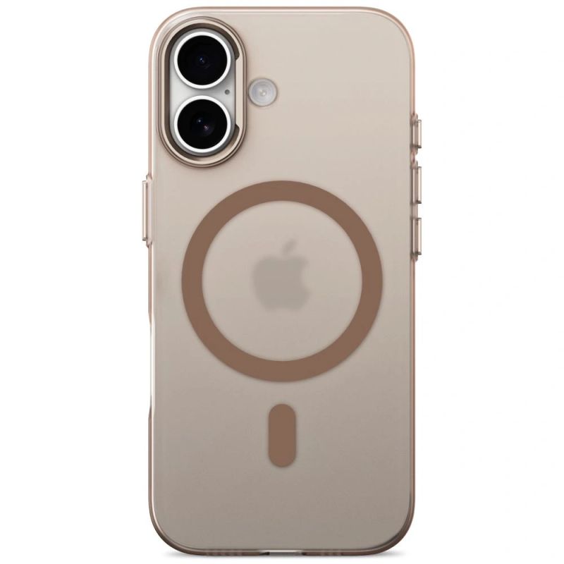 3. Tech-Protect MagZero MagSafe Hülle für iPhone 17 – beige-braun matt