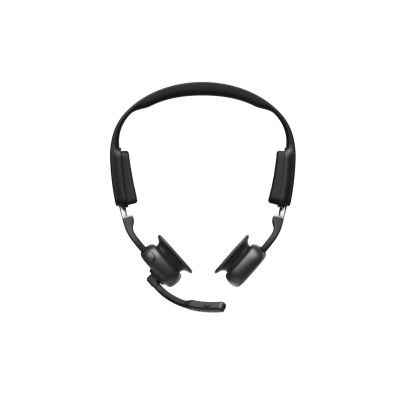 Shokz OpenMeet Kabellose Over-Ear-Kopfhörer, Schwarz