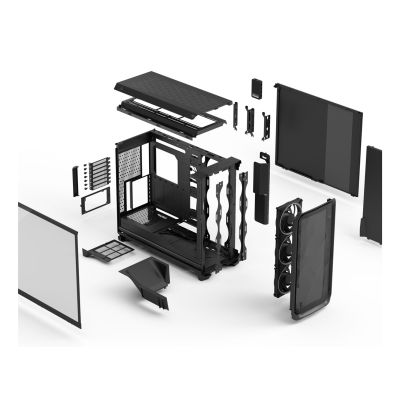 10. Fractal Design Meshify 3 XL Ambience Pro RGB Light Tint ATX-Gehäuse