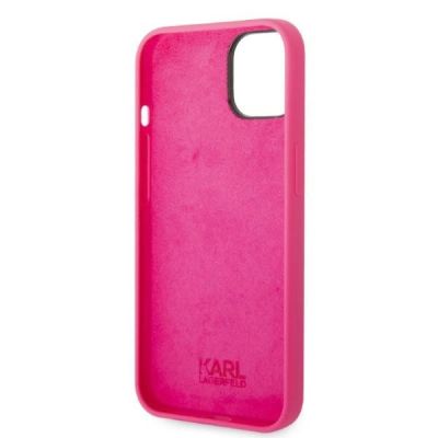 7. Karl Lagerfeld KLHCP14MSRSGRCF iPhone 14 Plus 6,7 "Hardcase rosa / rosa Silikon RSG