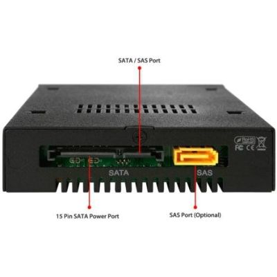 6. Icy Dock MB991IK-B Laufwerksschacht für 2,5"-Festplatten, Schwarz