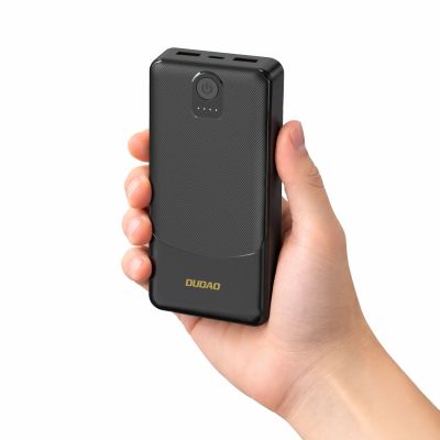 10. Powerbank Dudao K10 10000mAh 2.4A 2 x USB-A - schwarz