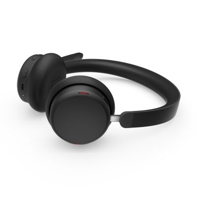 8. Lenovo 6550 Headset Kabelloses Kopfbügel-Headset Büro/Callcenter USB Typ-C Bluetooth Schwarz