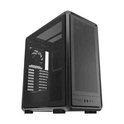 2. Cooler Master MasterFrame 500 Mesh Midi-Tower Schwarz, Transparent