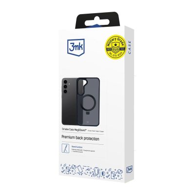 6. 3mk Smoke Case Mag&Stand Hülle für Samsung Galaxy S24+ - schwarz