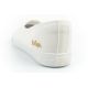 5. Lee Cooper Damenschuhe, sportliche weiße Slip-On-Ballerinas