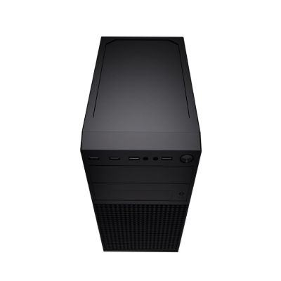 4. GEMBIRD FORNAX K300 Mini-Tower-Gehäuse (2x USB 3.0, 2x USB 2.0, HD-Audio) Schwarz