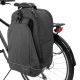 3. Wozinsky Fahrrad-Gepäckträgertasche, Fahrradrucksack mit Rahmen, 2-in-1, 40l, schwarz (WBB33BK)