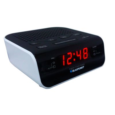 3. Blaupunkt CR5WH Radiowecker, schwarz-weiß