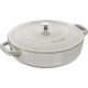 STAUB Gusseiserne Schmorpfanne mit Deckel 28 cm, Trüffel