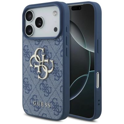 Guess 4G Big Logo Hülle für iPhone 17 Pro / 18 Pro - Blau