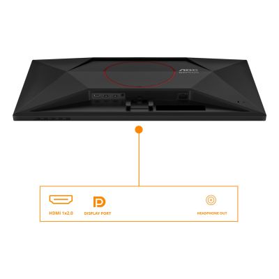 46. Monitor AOC Certified Q27G42ZE 27" IPS QHD 16:9 260 Hz 1 ms 2560 x 1440 Pixel 300 cd/m² Anzahl HDMI-Anschlüsse: 1 Schwarz