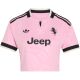 2. adidas Juventus 26/27 Auswärtstrikot, kurz geschnitten, Damen, Pink/Schwarz, KB8842