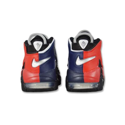 4. Nike Air More Uptempo Herren-Sportschuhe Schwarz Rot Marineblau - DM0017-001