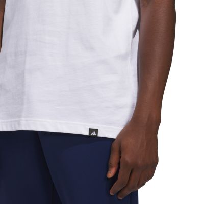 5. adidas Sportsman Mountain Graphic Herren-T-Shirt Weiß KC9254