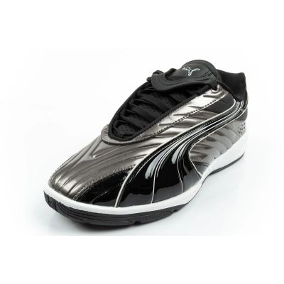 3. Puma Sportschuhe Sneaker Jugend V-S2 Goalgetter modisch silber