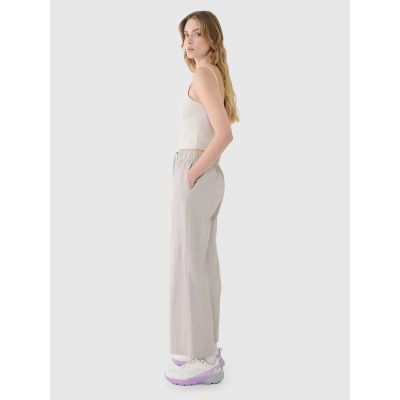 4. Damen-Freizeithose mit weitem Bein 4F 4FWSS25TTROF1012-83S