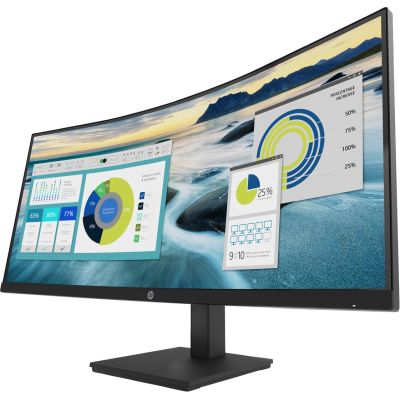 3. HP P34hc G4 Computermonitor 86,4 cm (34") 3440 x 1440 px Quad HD LED Schwarz
