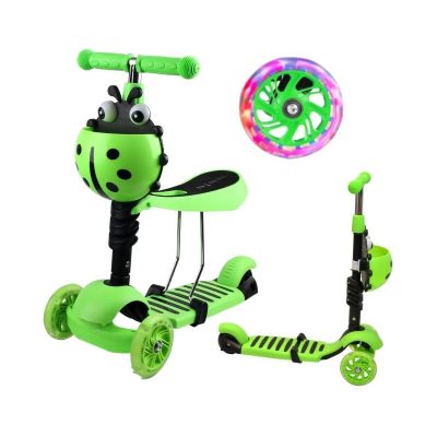 BALANCE SCOOTER 3IN1 ENERO BIEDRONKA GRÜN