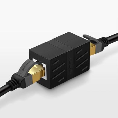 10. Ugreen Network Connector Ethernet RJ45 10 Gbit/s Netzwerkkabelverbinder Schwarz (NW114 20390)
