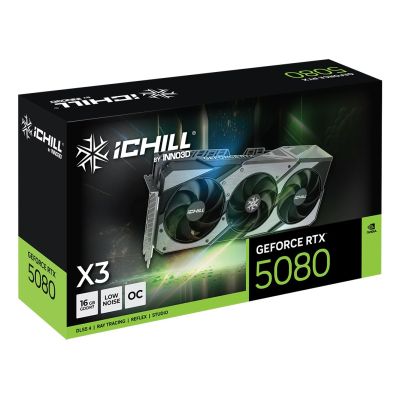 6. INNO3D GEFORCE RTX 5080 ICHILL X3 16GB GDDR7 Grafikkarte