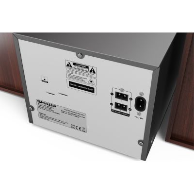 2. Sharp XL-B517D Mikro-Heim-Audiosystem 45W Braun