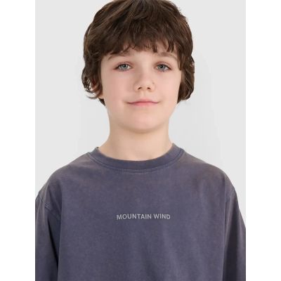 4. Oversize-T-Shirt mit Aufdruck für Jungen 4F 4FJWSS25TTSHM1879-22S